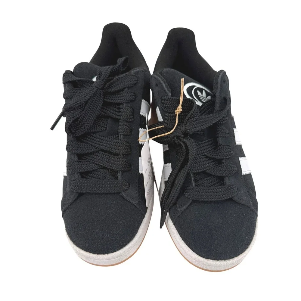 Adidas Campus 00s J Kids Sneakers Core Black White Gum HQ6638 Size 4.5Y NEW